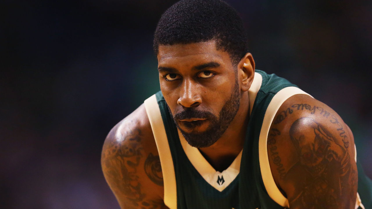 BOSTON, MA - FEBRUARY 25: O.J. Mayo #3 of the Milwaukee Bucks looks on during the third quarter against the Boston Celtics at TD Garden on February 25, 2016 in Boston, Massachusetts.