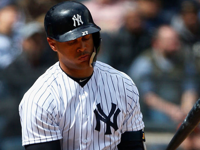 Giancarlo Stanton of the New York Yankees bats against the Baltimore  News Photo - Getty Images