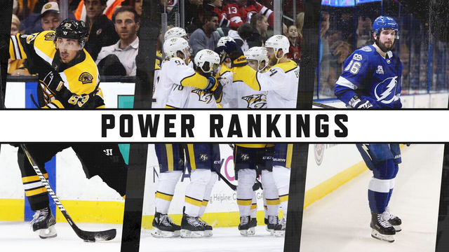NHL Power Rankings: Predators riding high heading into playoffs