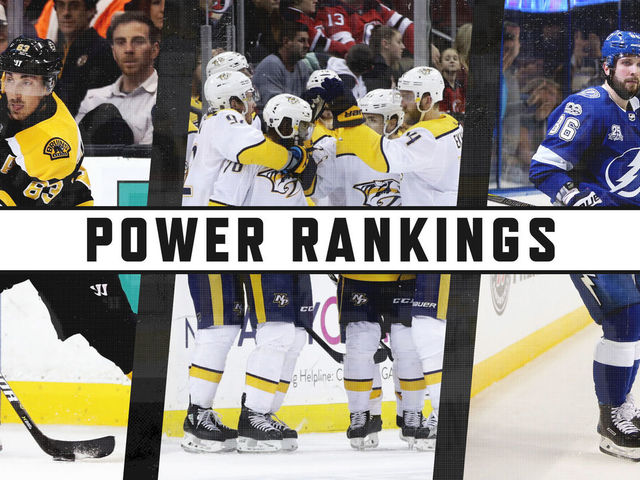 NHL Power Rankings: Predators riding high heading into playoffs