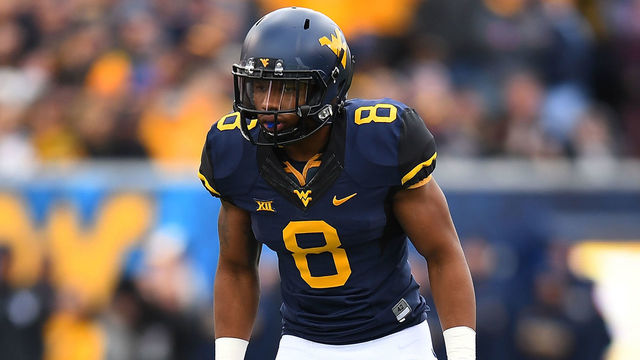 MORGANTOWN, WV - OCTOBER 22: Kyzir White #8 of the West Virginia Mountaineers in action during the game against the TCU Horned Frogs at Mountaineer Field on October 22, 2016 in Morgantown, West Virginia.
