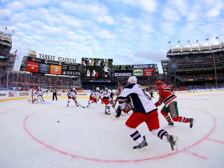 VIDEO NHL ref mic'd up for outdoor game at Yankee Stadium