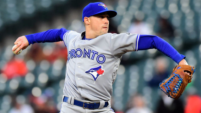 Blue Jays' Sanchez loses no-hitter in 8th vs. Orioles