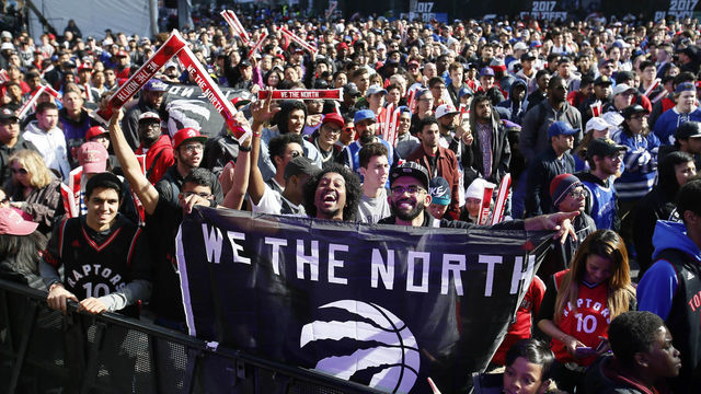 Raptors' famous 'Jurassic Park' playoff tailgating canceled due to freezing rain