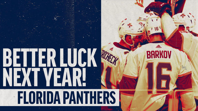 Better Luck Next Year: Florida Panthers edition