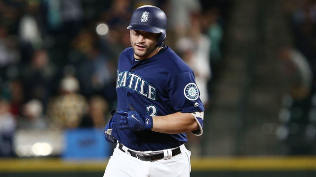SEATTLE, WA - AUGUST 14: Mike Zunino #3 of the Seattle Mariners jogs the bases after hitting a solo home run against the Baltimore Orioles in the fifth inning at Safeco Field on August 14, 2017 in Seattle, Washington.