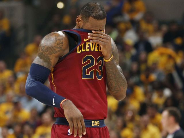 James 'burnt' after Pacers series: 'I'm ready to go home'