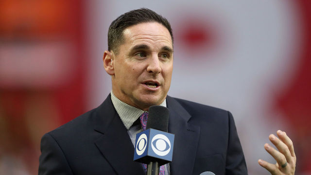 GLENDALE, AZ - DECEMBER 10: Former NFL kicker and CBS analyst Jay 'Feely during the NFL game between the Arizona Cardinals and the Tennessee Titans at the University of Phoenix Stadium on December 10, 2017 in Glendale, Arizona. The Cardinals defeated the Titans 12-7.