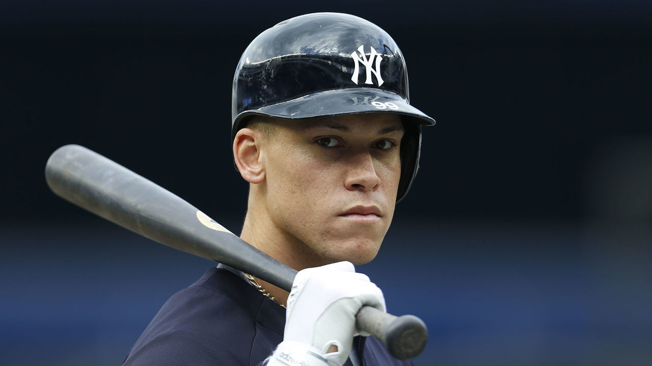 NEW YORK, NY - APRIL 6: Aaron Judge #99 of the New York Yankees during batting practice prior to taking on the Baltimore Orioles at Yankee Stadium on April 6, 2018 in the Bronx borough of New York City.