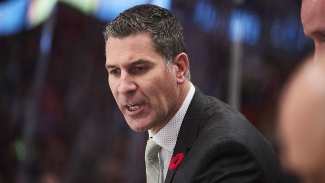 STOCKHOLM, SWEDEN - NOVEMBER 10: Jared Bednar, head coach of Colorado Avalanche during the 2017 SAP NHL Global Series match between Ottawa Senators and Colorado Avalanche at Ericsson Globe on November 10, 2017 in Stockholm, .