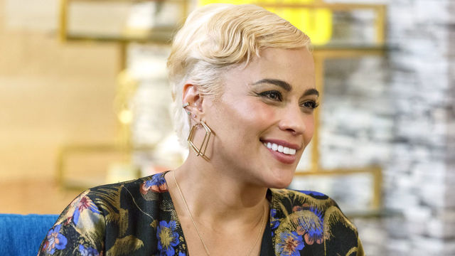STUDIO CITY, CA - APRIL 11: Paula Patton visits 'The IMDb Show' on April 11, 2018 in Studio City, California. This episode of 'The IMDb Show' airs on April 19, 2018.