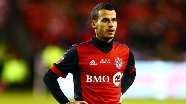 TORONTO, ON - DECEMBER 09: Sebastian Giovinco #10 of Toronto FC looks on during the 2017 MLS Cup Final against the Seattle Sounders at BMO Field on December 9, 2017 in Toronto, Ontario, Canada.