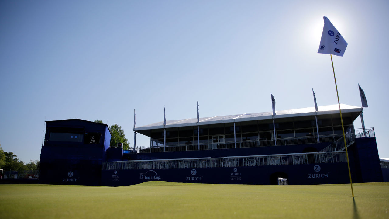 AVONDALE, LA - APRIL 24: A general view of the TPC Louisiana golf course prior to the Zuric Classic of New Orleans on April 24, 2018 in Avondale, Louisiana.