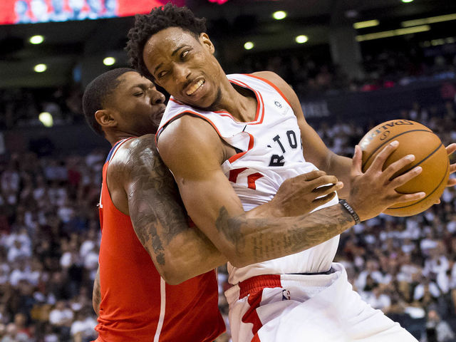 DeRozan powers Raptors to Game 5 win over Wizards