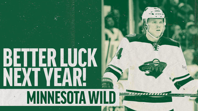 Better Luck Next Year: Minnesota Wild edition