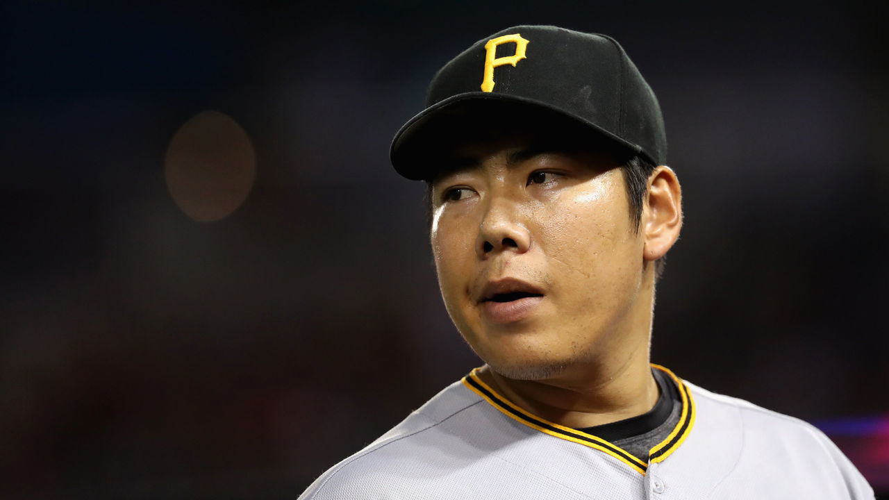 WASHINGTON, DC - JULY 15: Jung Ho Kang #27 of the Pittsburgh Pirates walks off the field in the sixth inning against the Washington Nationals at Nationals Park on July 15, 2016 in Washington, DC.
