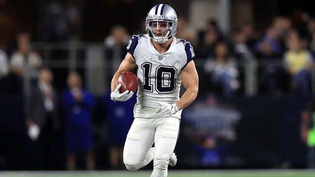 ARLINGTON, TX - NOVEMBER 30: Ryan Switzer #10 of the Dallas Cowboys runs for a 83-yard touchdown punt return against the Washington Redskins in the second quarter at AT&T Stadium on November 30, 2017 in Arlington, Texas.