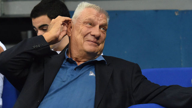 ISTANBUL, TURKEY - OCTOBER 11: Former NBA Coach Don Nelson sits court side prior to agate between the San Antonio Spurs against Fenerbahce Ulker as part of the NBA Global Games on October 11, 2014 at the Ulker Sports Arena in Istanbul, Turkey. Mandatory Copyright Notice: Copyright 2014 NBAE