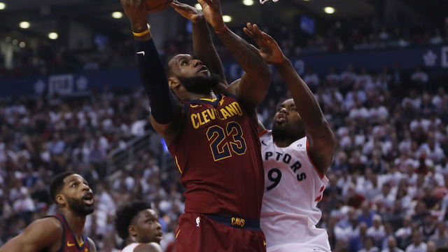 Cavaliers claw back to take Game 1 in OT vs. Raptors