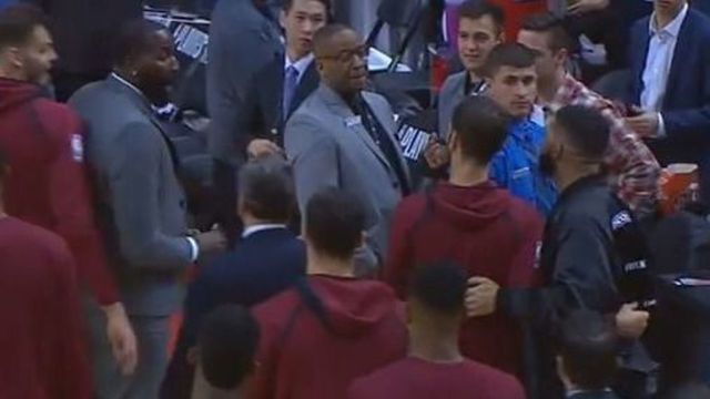 Cavaliers' Perkins, Drake engage in war of words during Game 1