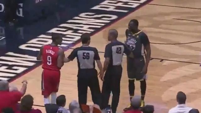 Watch: Draymond, Rondo continue feud in Game 3