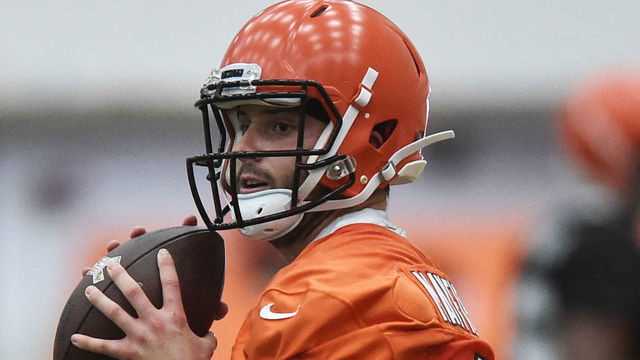 Browns' Mayfield refuses to accept backup mentality