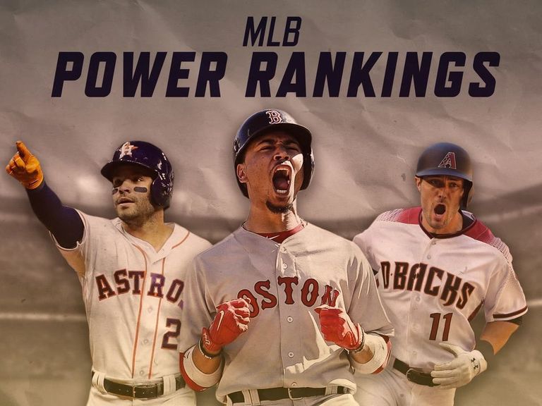 MLB Power Rankings Astros, DBacks, Red Sox looking up at new No. 1