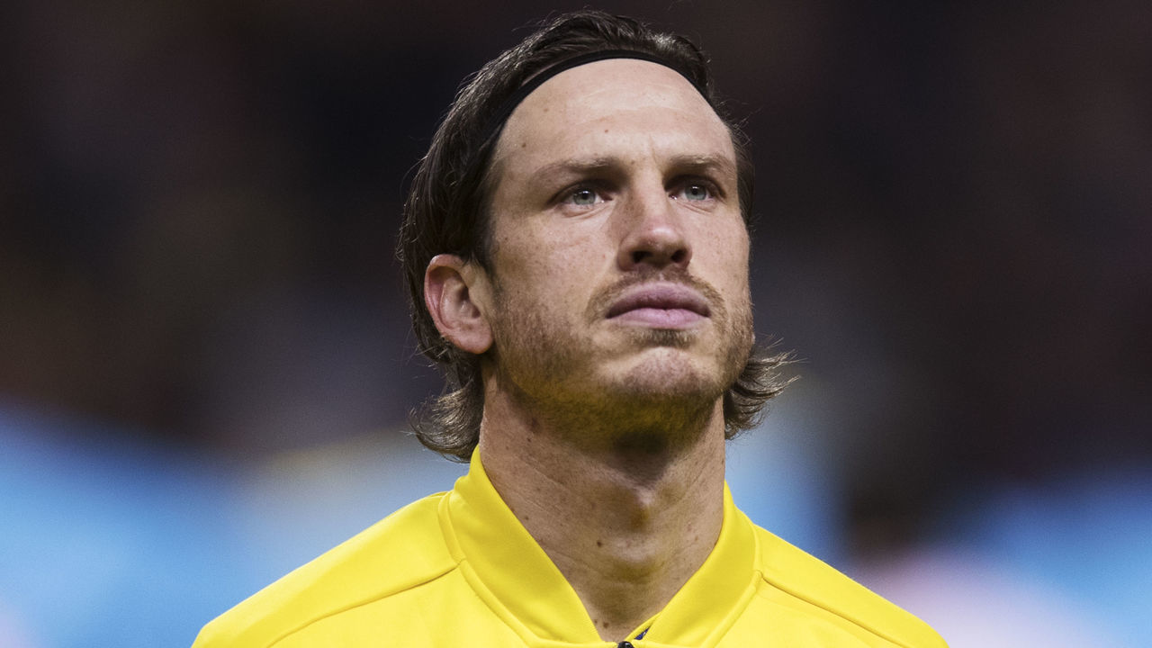 SOLNA, SWEDEN - MARCH 24: Gustav Svensson of Sweden ahead of the International Friendly match between Sweden and Chile at Friends arena on March 24, 2018 in Solna, Sweden.