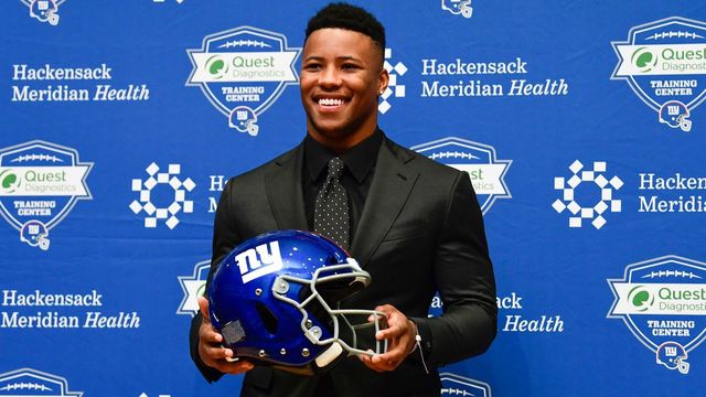 Gurley heaps praise on Barkley: 'He's way above his years'