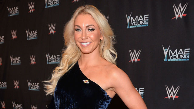 LAS VEGAS, NV - SEPTEMBER 12: WWE Superstar Charlotte Flair appears on the red carpet of the WWE Mae Young Classic on September 12, 2017 in Las Vegas, Nevada.