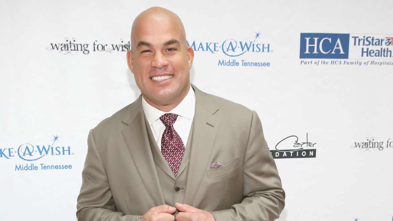 NASHVILLE, TN - APRIL 24: UFC Fighter Tito Ortiz attends the 17th annual Waiting for Wishes celebrity dinner at The Palm on April 24, 2018 in Nashville, Tennessee.