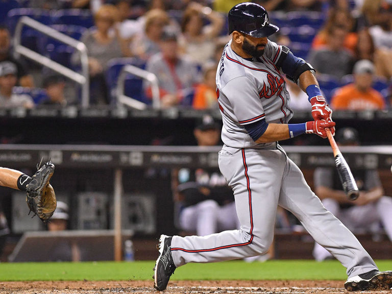 Watch Joey Bats' 1st HR with Braves is a gametying rocket