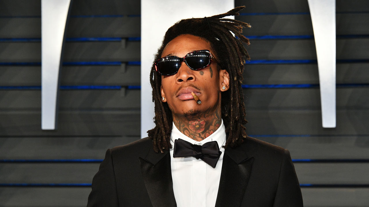 BEVERLY HILLS, CA - MARCH 04: Wiz Khalifa attends the 2018 Vanity Fair Oscar Party hosted by Radhika Jones at Wallis Annenberg Center for the Performing Arts on March 4, 2018 in Beverly Hills, California.