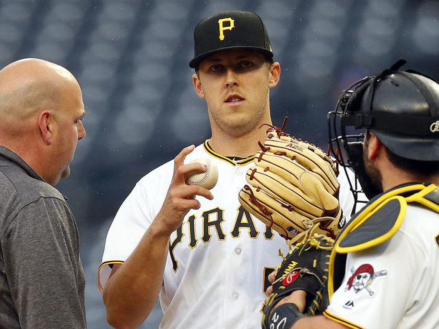 Pirates' Jameson Taillon considering urinating on finger to heal cut