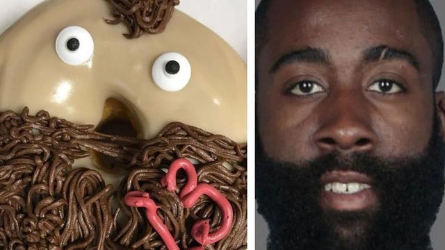 Houston bakery selling Harden-inspired donut