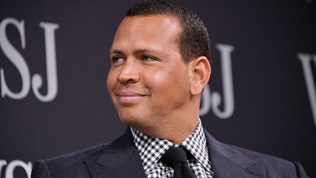 NEW YORK, NY - MAY 08: Sports commentator and former professional baseball player Alex Rodriguez takes part in a panel during WSJ's The Future of Everything Festival at Spring Studios on May 8, 2018 in New York City.