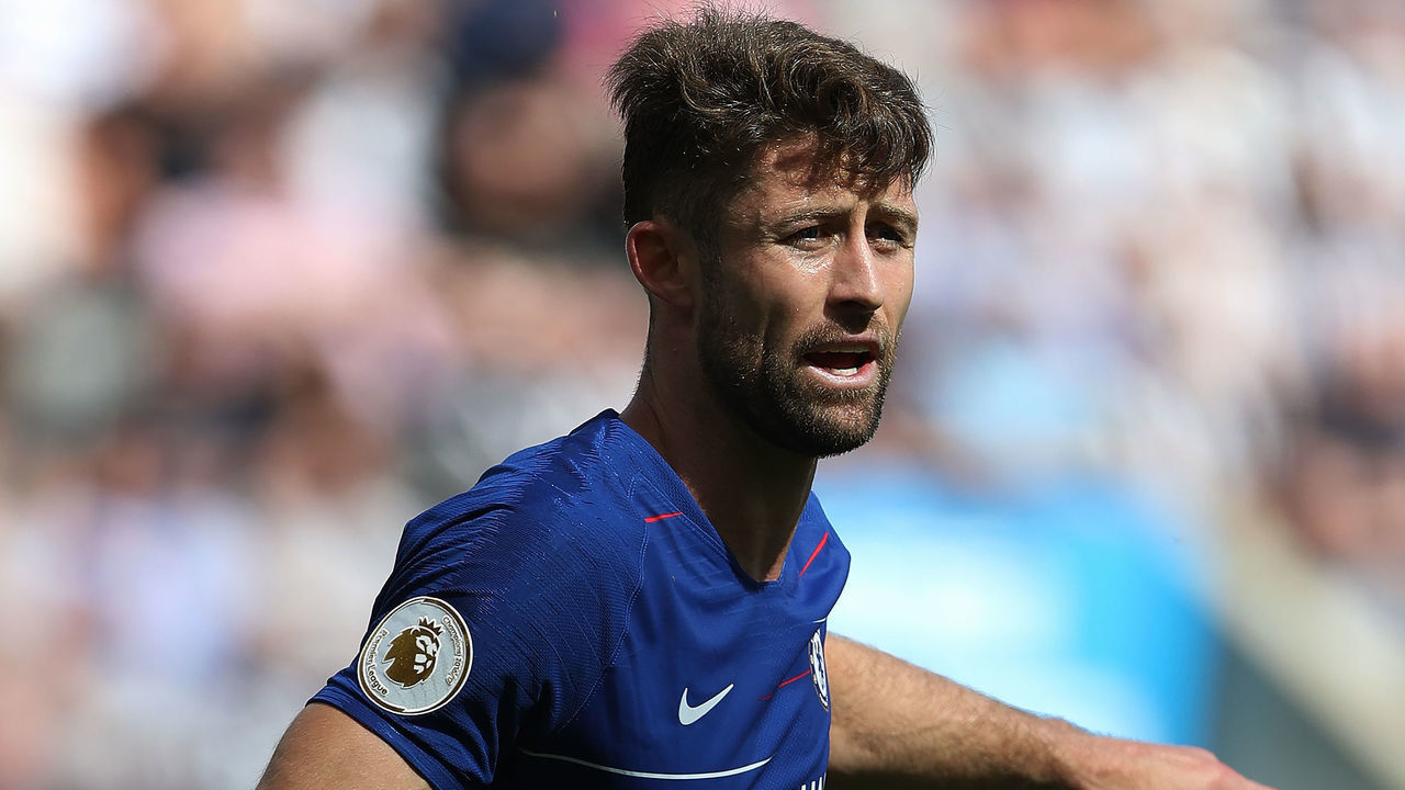 NEWCASTLE UPON TYNE, ENGLAND - MAY 13: Gary Cahill of Chelsea is seen during the Premier League match between Newcastle United and Chelsea at St. James Park on May 13, 2018 in Newcastle upon Tyne, England.