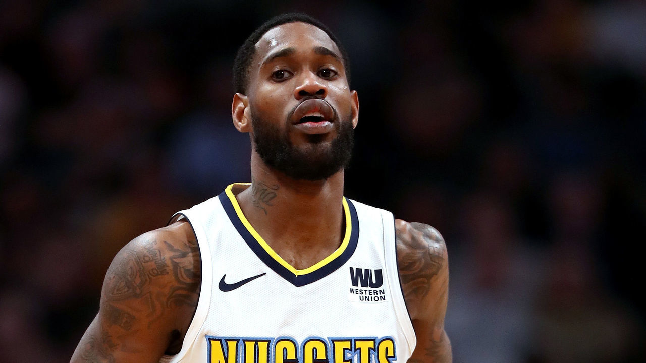 DENVER, CO - APRIL 03: Will Barton #5 of the Denver Nuggets brings the ball down the court against the Indiana Pacers at the Pepsi Center on April 3, 2018 in Denver, Colorado.