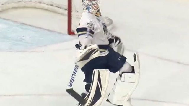 Jets sign goalie who went viral for celebration after scoring in USHL