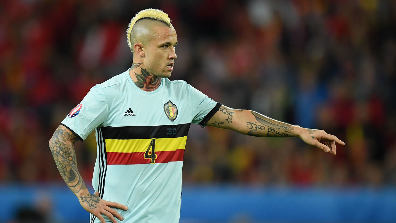 LILLE, FRANCE - JULY 01: Radja Nainggolan of Belgium in action during the UEFA EURO 2016 quarter final match between Wales and Belgium at Stade Pierre-Mauroy on July 1, 2016 in Lille, France.