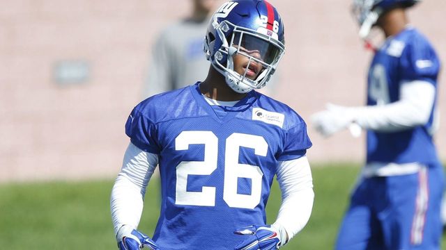 Barkley suffers 'mild' leg strain, Giants to be cautious moving forward