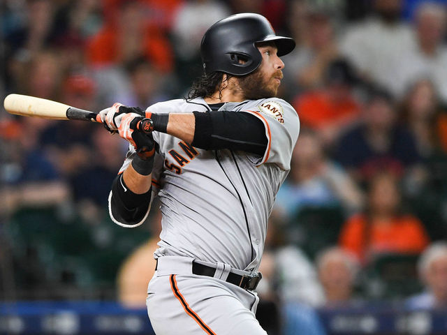 Brandon Crawford got signed cleats for hitting a HR off brother-in-law