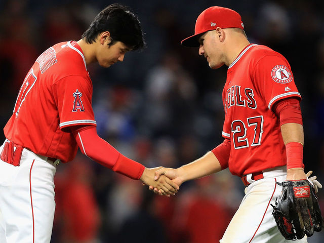 Mike Trout and Shohei Ohtani Tie Fun History at Top of Los Angeles