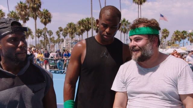 Watch: Chris Paul, Jack Black take on Kevin Hart in 3-on-3 game