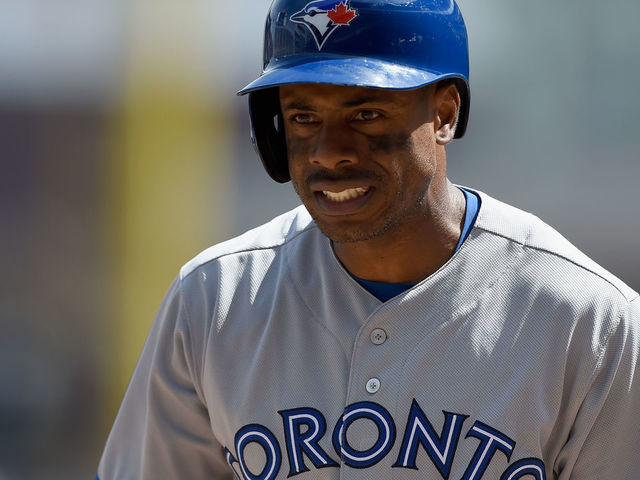 MINNEAPOLIS, MN - MAY 02: Curtis Granderson #18 of the Toronto Blue Jays reacts to striking out against the Minnesota Twins during the seventh inning of the game on May 2, 2018 at Target Field in Minneapolis, Minnesota. The Twins defeated the Blue Jays 4-0.