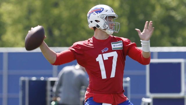 Bills rookie Josh Allen to share 1st-team reps at minicamp