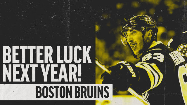 Better Luck Next Year: Boston Bruins edition