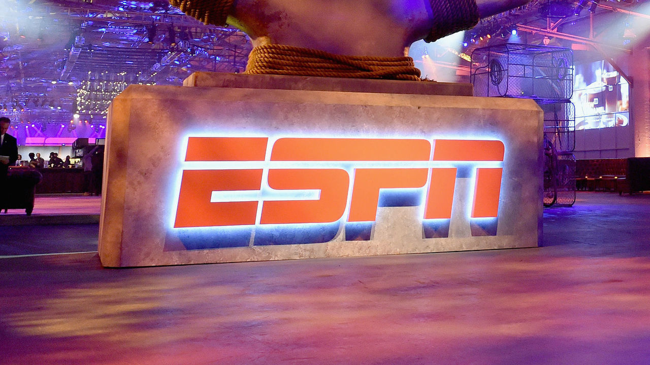 SAN FRANCISCO, CA - FEBRUARY 05: A view of the logo during ESPN The Party on February 5, 2016 in San Francisco, California.