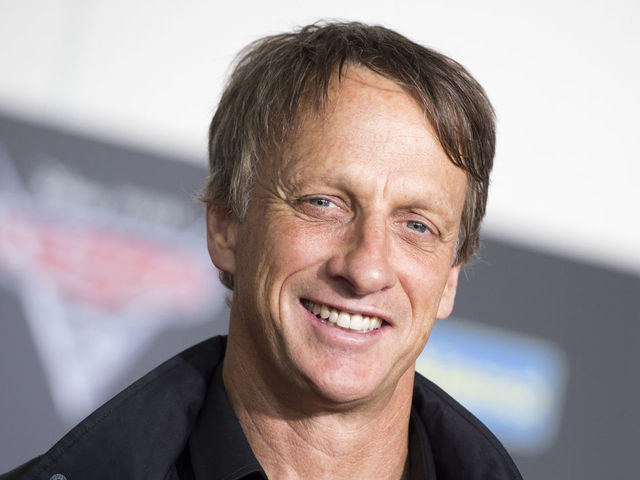 Tony Hawk attends the world Premiere of Disney-Pixar 'Cars 3' at the Anaheim Convention Center, on June 10, 2017, in Anaheim, California. / AFP PHOTO / VALERIE MACON