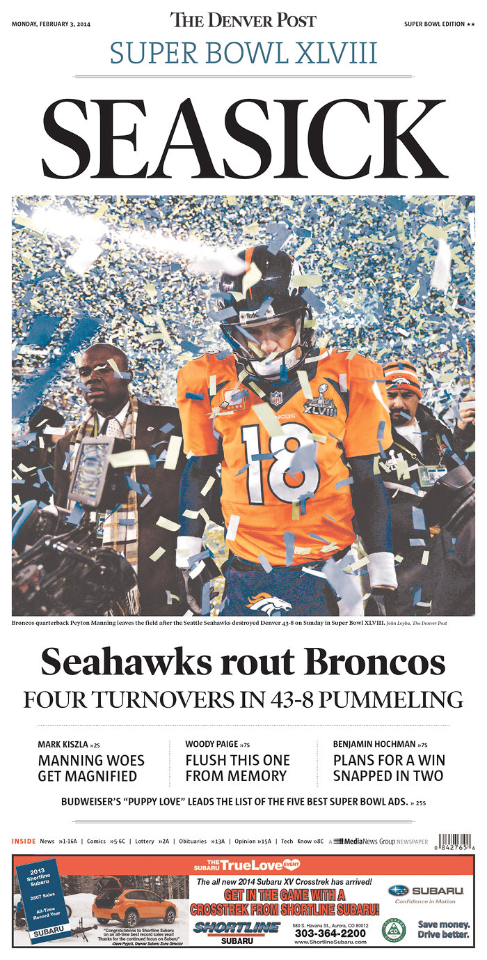 Super Bowl XLVIII, Part II: Seahawks – The Durango Herald